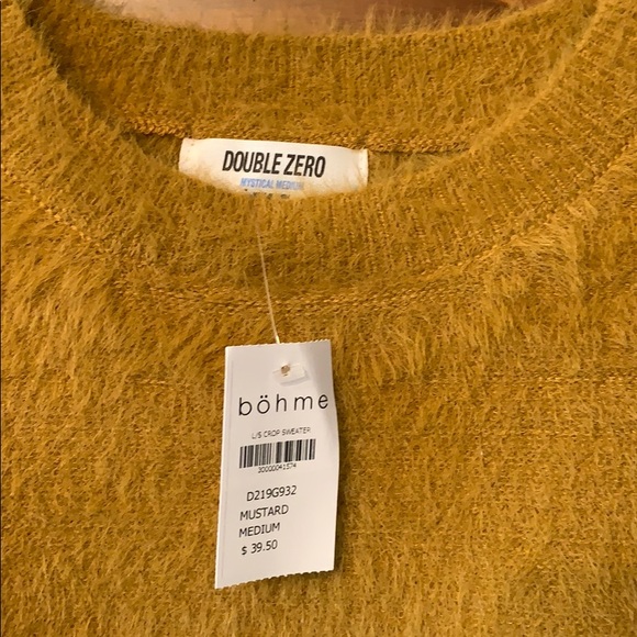 Böhme Brielle Cropped Sweater in Mustard - Picture 4 of 6